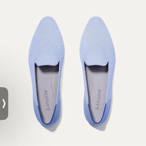 Rothy's The Almond Loafer In Robin Twill